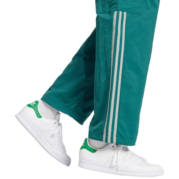 Mens ADIDAS ORIGINALS CARGO Trefoil Track PANTS Large JD0544 Collegiate Green - Picture 3 of 5